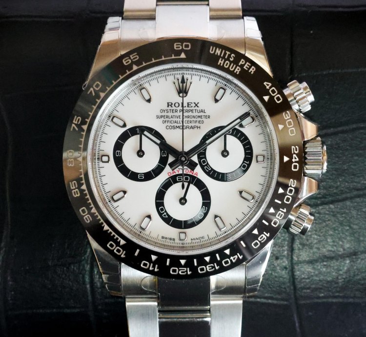 Rolex Daytona Panda 116500ln 2022 Unworn 40mm Stainless Steel Full Set White And Black