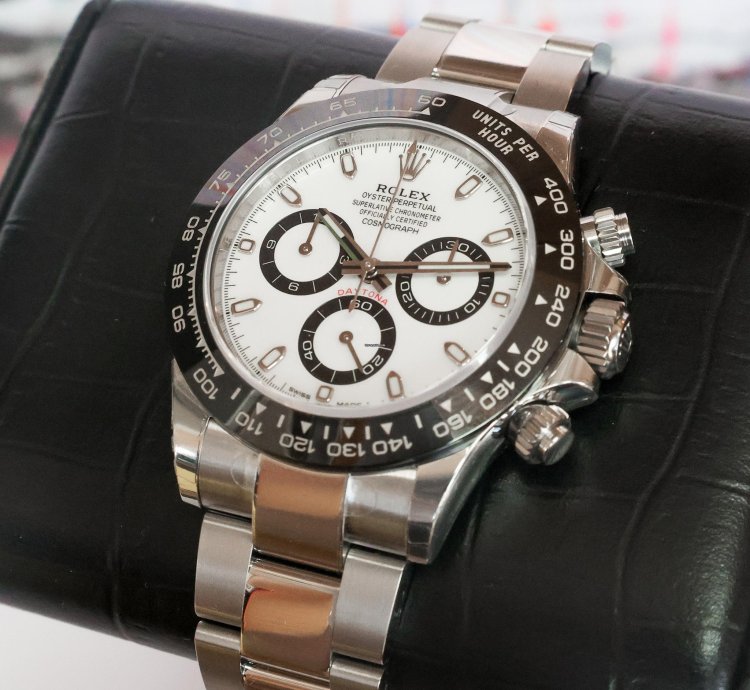 Rolex Daytona Panda 116500ln 2022 Unworn 40mm Stainless Steel Full Set White And Black