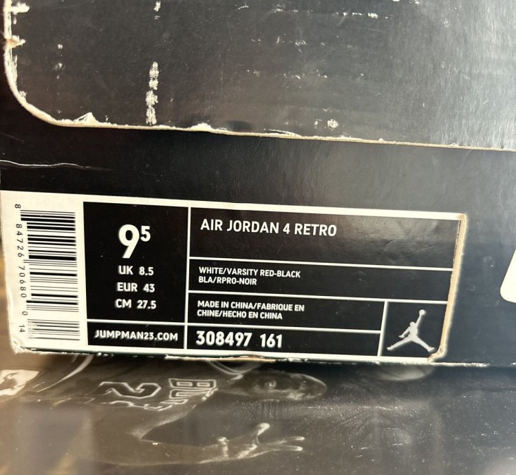 Jordan 4 Retro White Laser 2005 Vnds