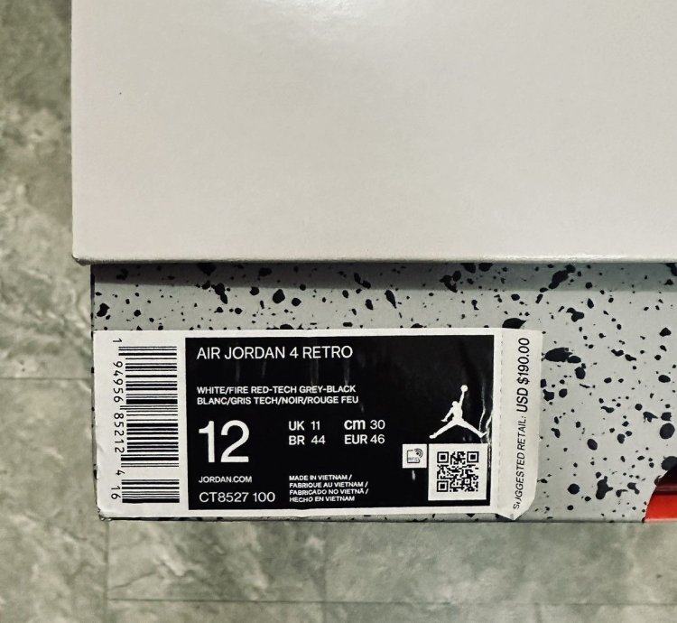 Jordan 4 Retro White Oreo 2021