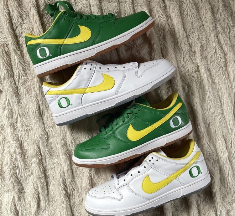 2017 Nike Dunk Low Id Oregon Ducks Sb What The Doom Stussy