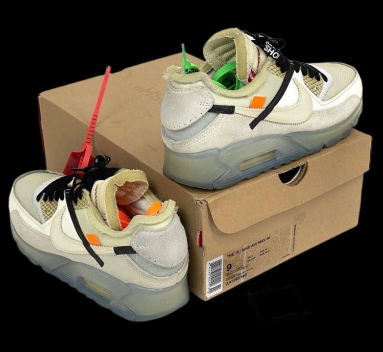 2017 Off-white Nike Air Max 90 White Og Rare Virgil Abloh