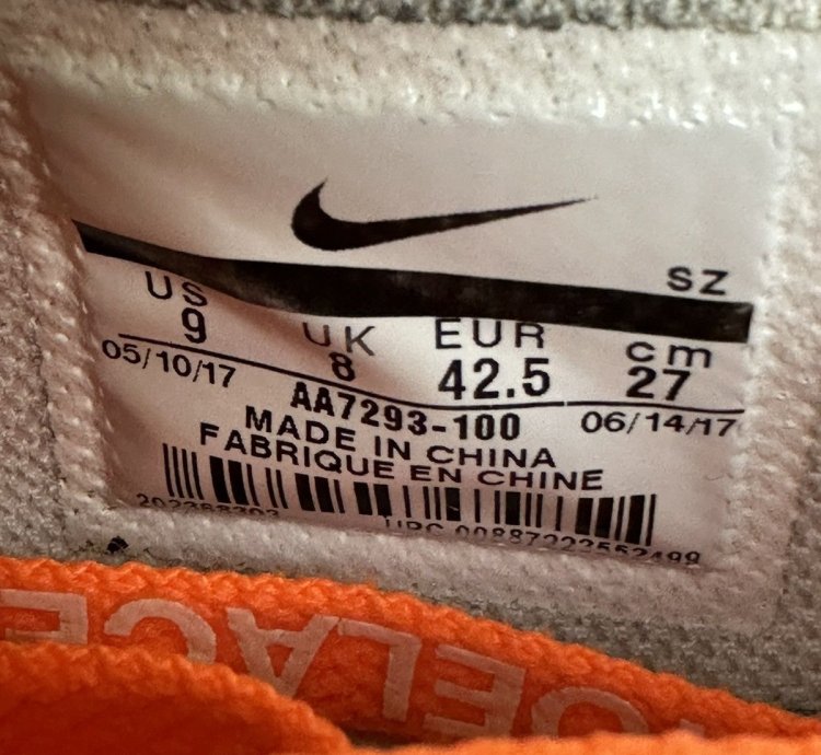 2017 Off-white Nike Air Max 90 White Og Rare Virgil Abloh