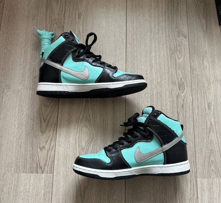 Nike Sb Dunk High Diamond Supply Co Tiffany