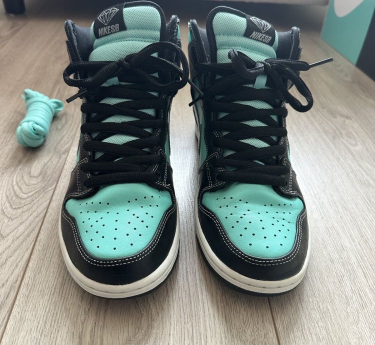 Nike Sb Dunk High Diamond Supply Co Tiffany
