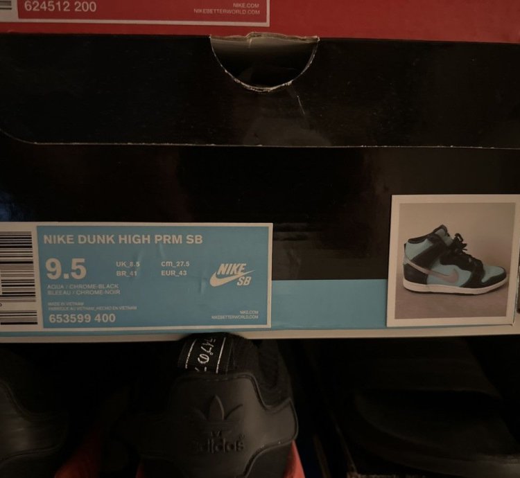 Nike Sb Dunk High Diamond Supply Co Tiffany