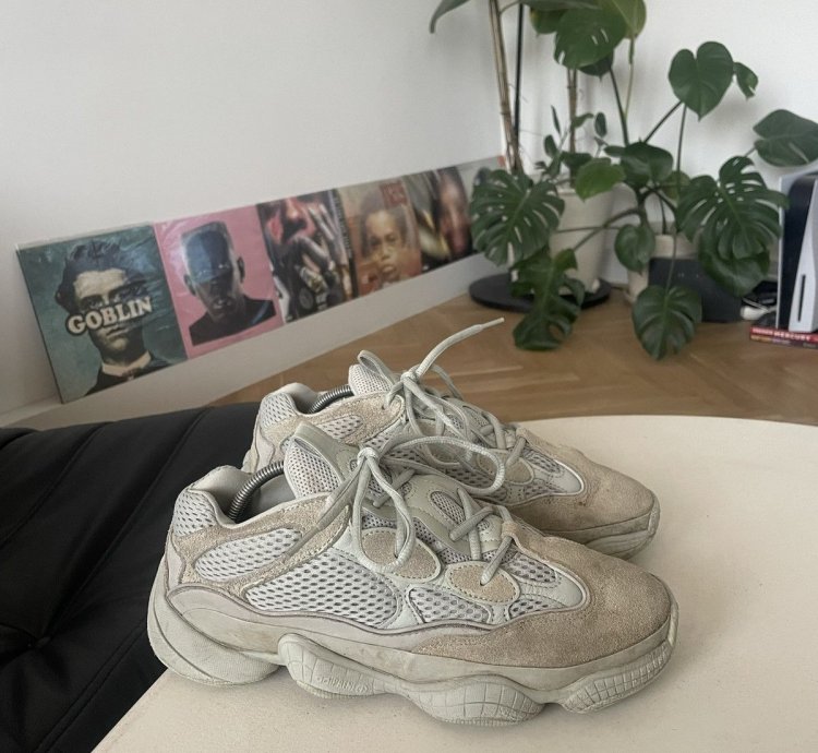 2018 Adidas Yeezy 500 Salt Sneakers Yeezus Beige Kanye West