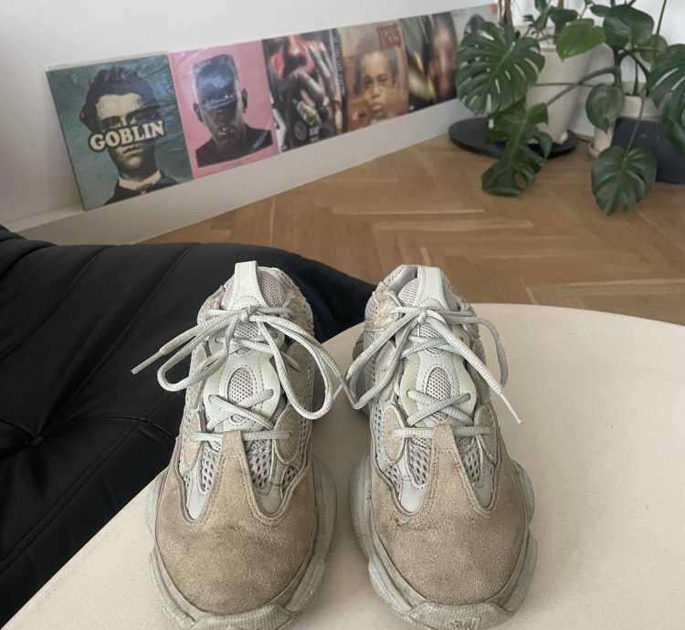 2018 Adidas Yeezy 500 Salt Sneakers Yeezus Beige Kanye West