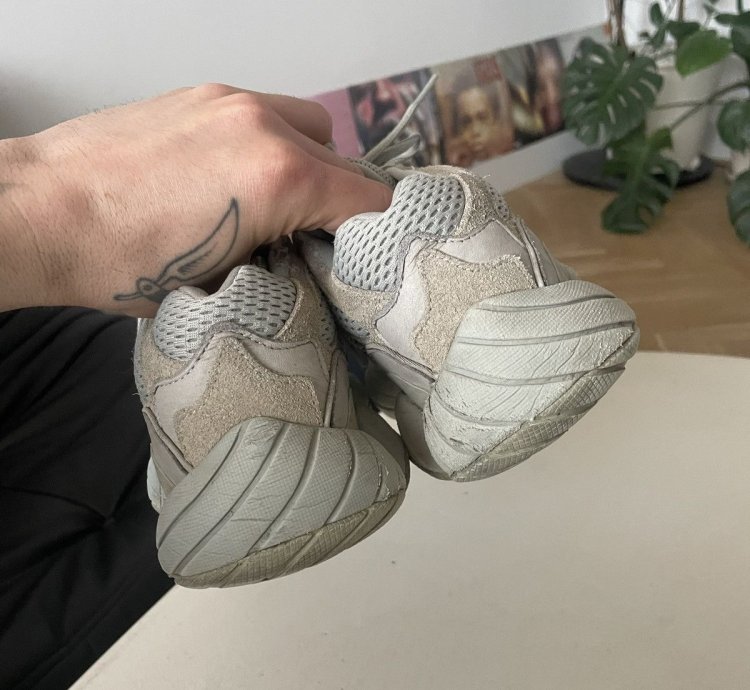 2018 Adidas Yeezy 500 Salt Sneakers Yeezus Beige Kanye West