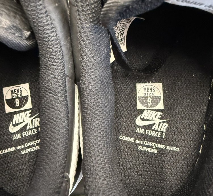 2018 Nike Air Force 1 Low Supreme Comme Des Gar Ons