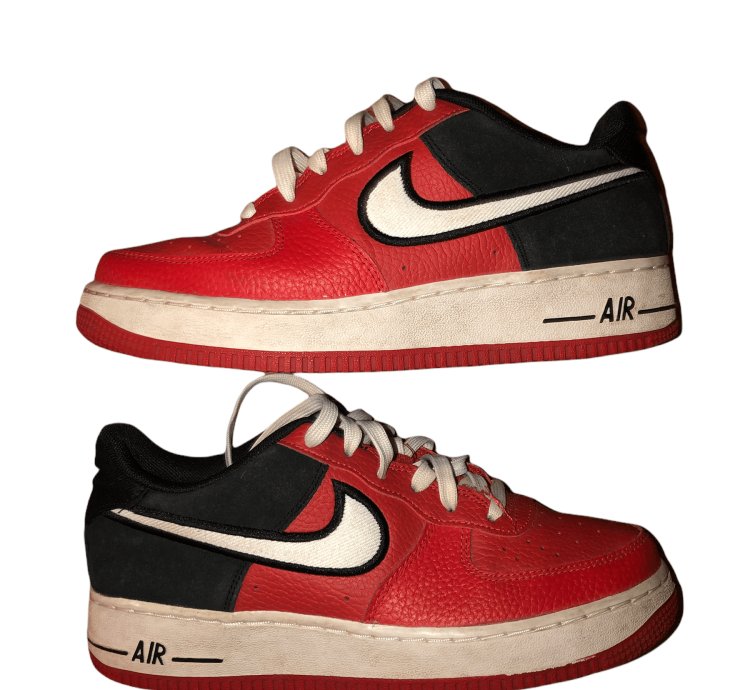 2018 Nike Air Force 1 Lv8 1 Gs Mystic Red Black Size 6