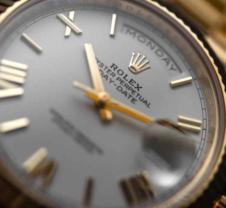 Rolex Day-date 40 Unworn Full Set 228238 White Roman Dial