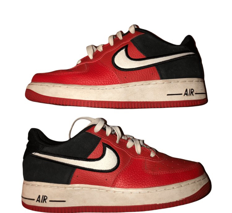 2018 Nike Air Force 1 Lv8 1 Gs Mystic Red Black Size 6