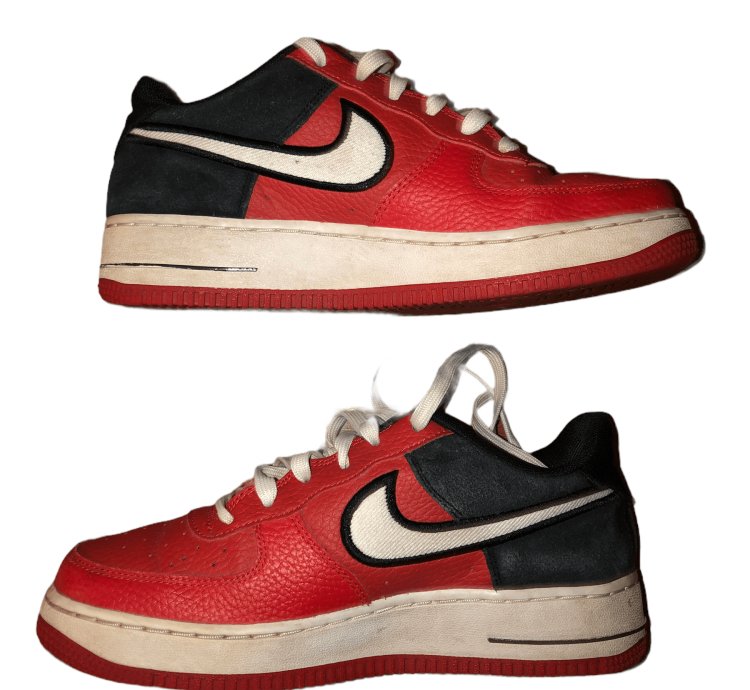 2018 Nike Air Force 1 Lv8 1 Gs Mystic Red Black Size 6