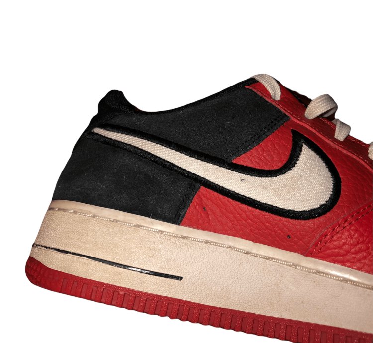2018 Nike Air Force 1 Lv8 1 Gs Mystic Red Black Size 6