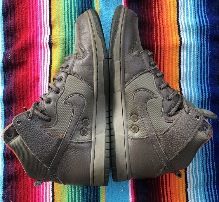 Nike Sb Dunk High Frank Kozik Green Orange Military Size 9