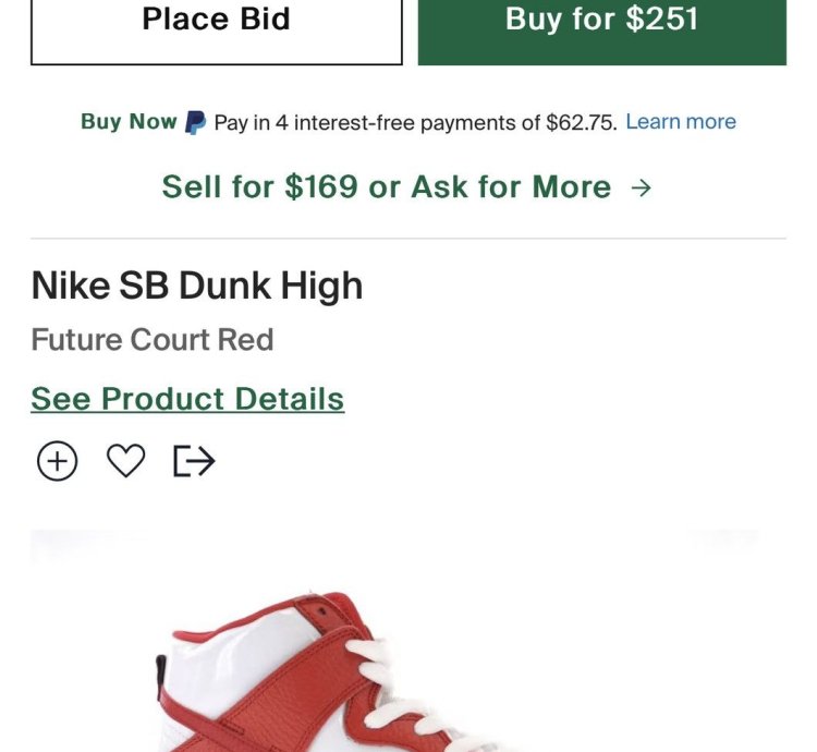 Nike Sb Dunk High Future Court Red