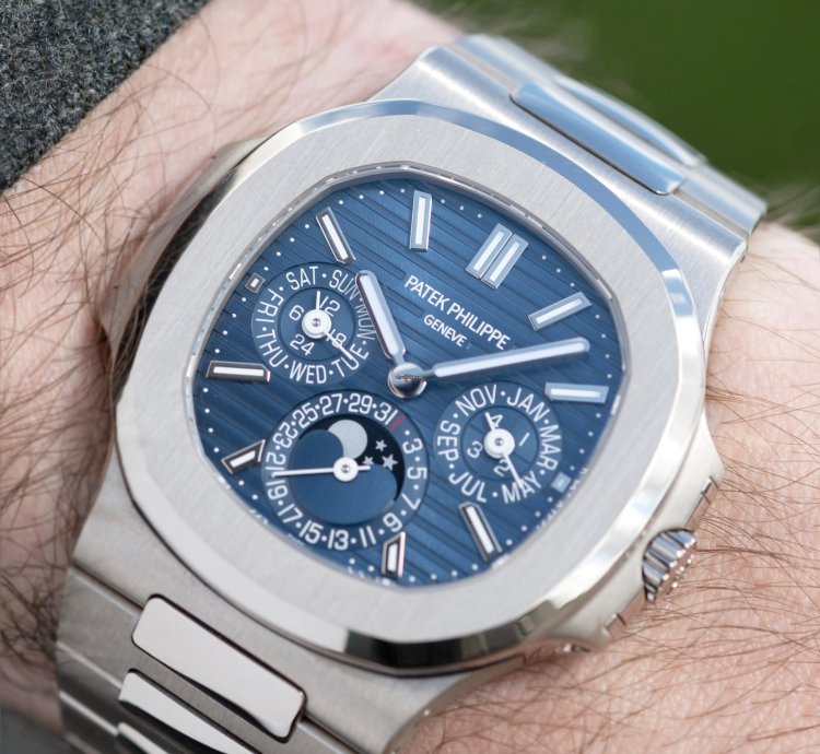 Patek Philippe Nautilus White Gold Perpetual Calendar