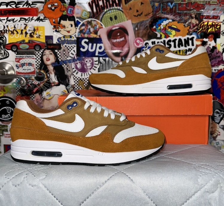 2018 Nike Air Max 1 Premium Retro Dark Curry 8 5 908366-700