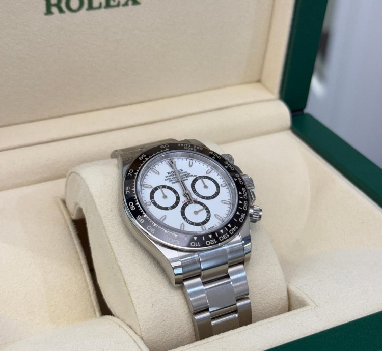 Rolex Daytona Panda Nuovo 2025 Full Stickers New Model Full Set Con Documenti Scatola