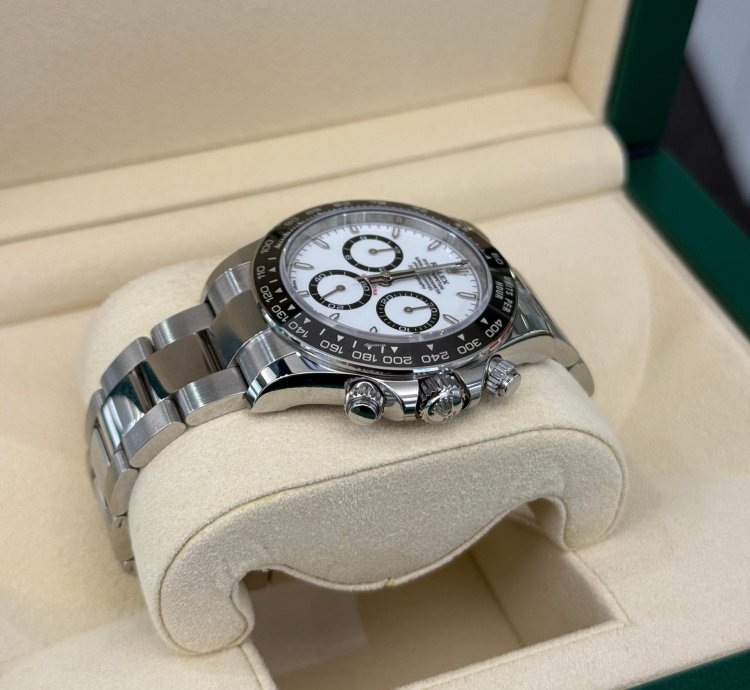 Rolex Daytona Panda Nuovo 2025 Full Stickers New Model Full Set Con Documenti Scatola
