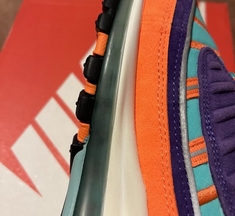 2018 Nike Air Max 98 Qs Cone 924462 800 Us10 5