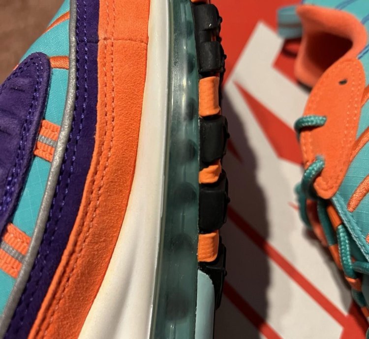 2018 Nike Air Max 98 Qs Cone 924462 800 Us10 5