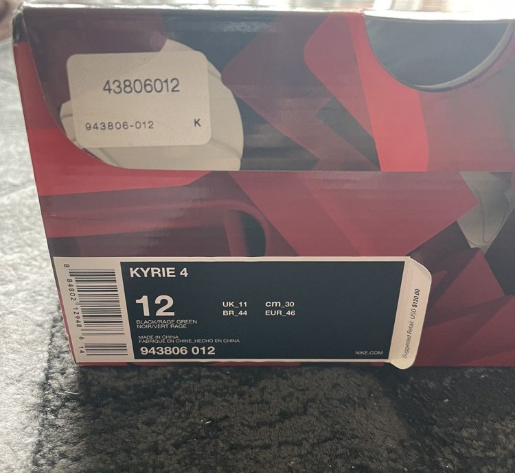 2018 Nike Kyrie 4 Red Carpet