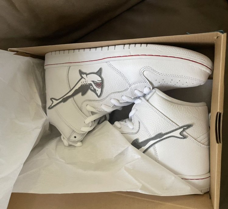 Nike Sb Dunk High Oski Great White
