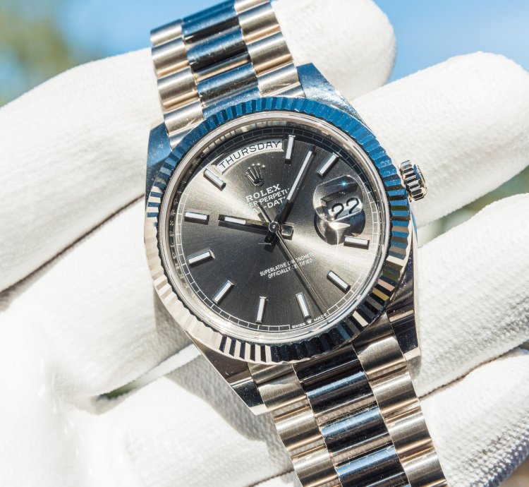 Rolex Day-date 40 White Gold - Slate Dial
