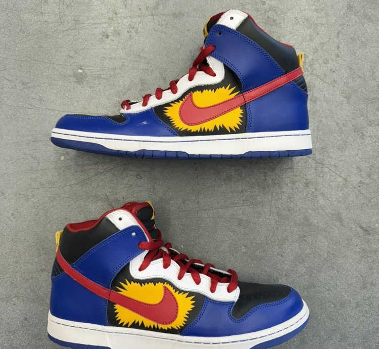 2018 Nike Sb Dunk High Comic 305050-064 Size 12