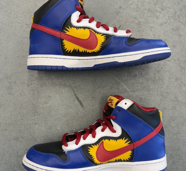 2018 Nike Sb Dunk High Comic 305050-064 Size 12