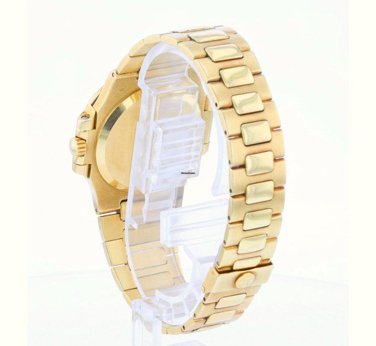 Patek Philippe Nautilus Yellow Gold White Dial 37 5mm