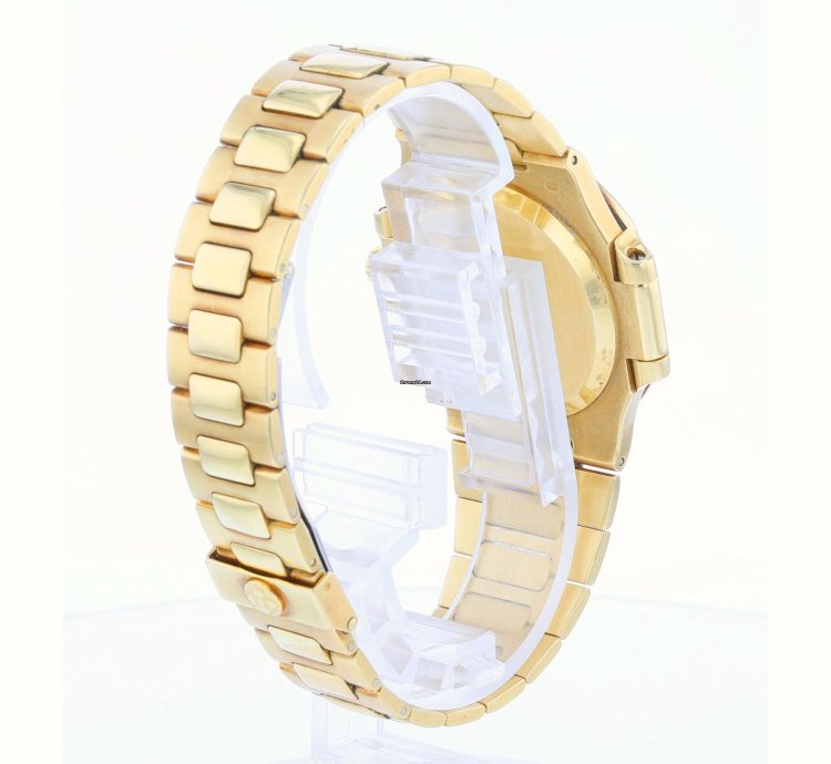 Patek Philippe Nautilus Yellow Gold White Dial 37 5mm