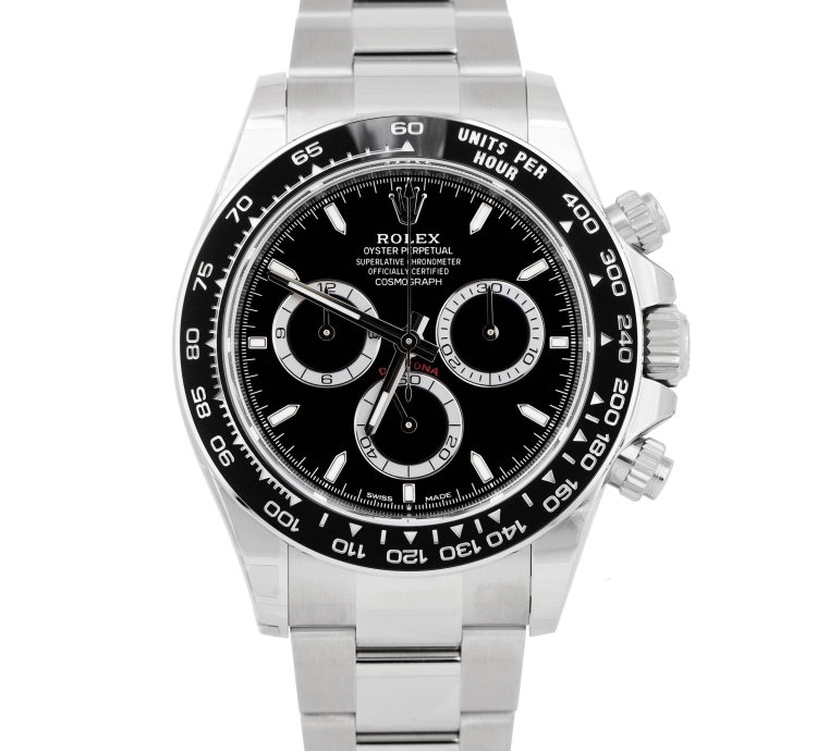 Rolex Daytona Papers Rolex Daytona Cosmograph Black Steel 40mm Watch 126500 Ln Box