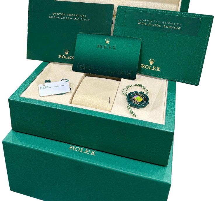 Rolex Daytona Papers Rolex Daytona Cosmograph Black Steel 40mm Watch 126500 Ln Box