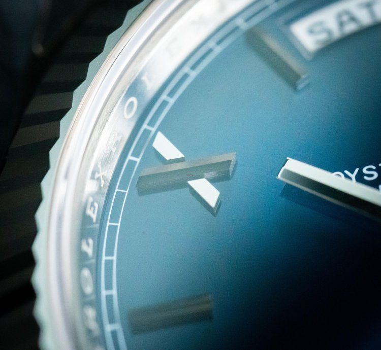 Rolex Day-date 40 White Gold Blue Dial President Bracelet Bnib Complete Set
