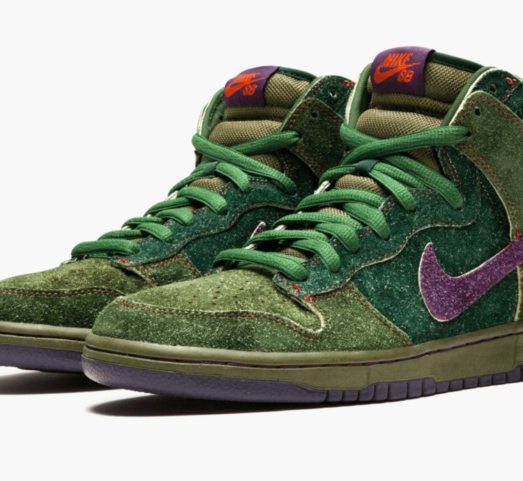Nike Sb Dunk High Premium 420 Skunk 313171 300 - Size 11 5