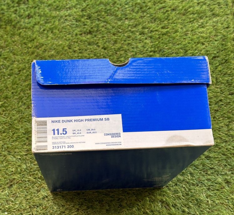 Nike Sb Dunk High Premium 420 Skunk 313171 300 - Size 11 5