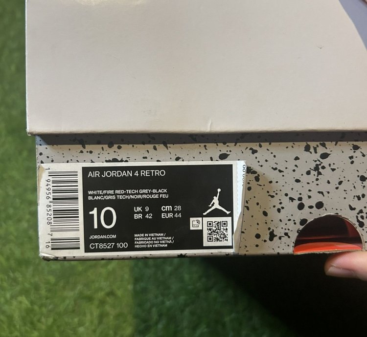 Jordan 4 White Oreo