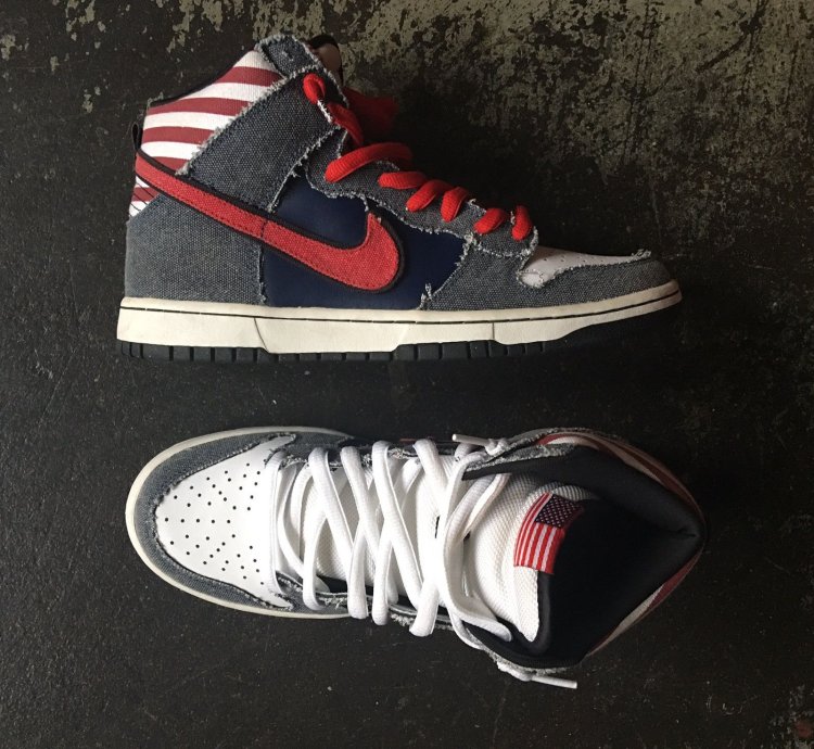 Nike Sb Dunk High Premium Bruce Springsteen Born In The Usa