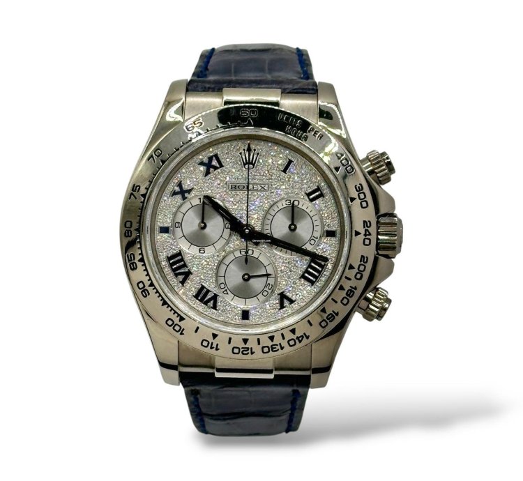 Rolex Daytona Pave Diamond Dial - Full Set