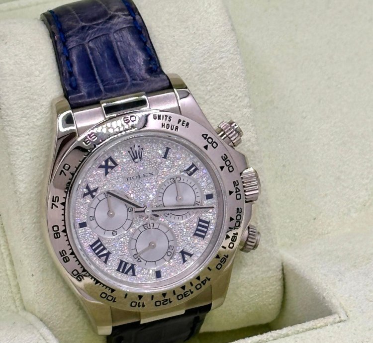 Rolex Daytona Pave Diamond Dial - Full Set