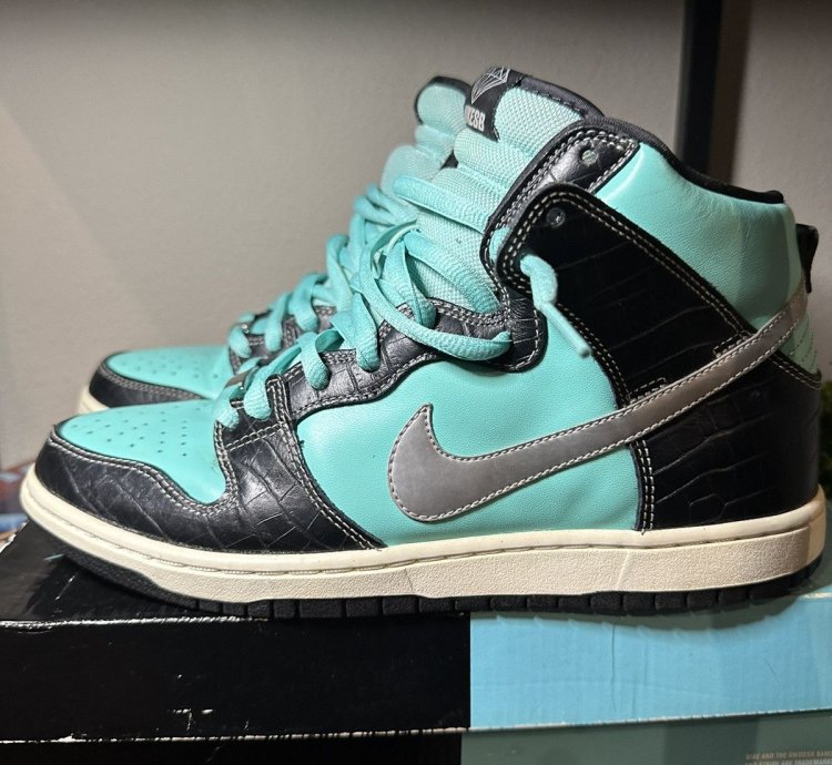 Nike Sb Dunk High Premium Diamond Supply Co Tiffany 2014