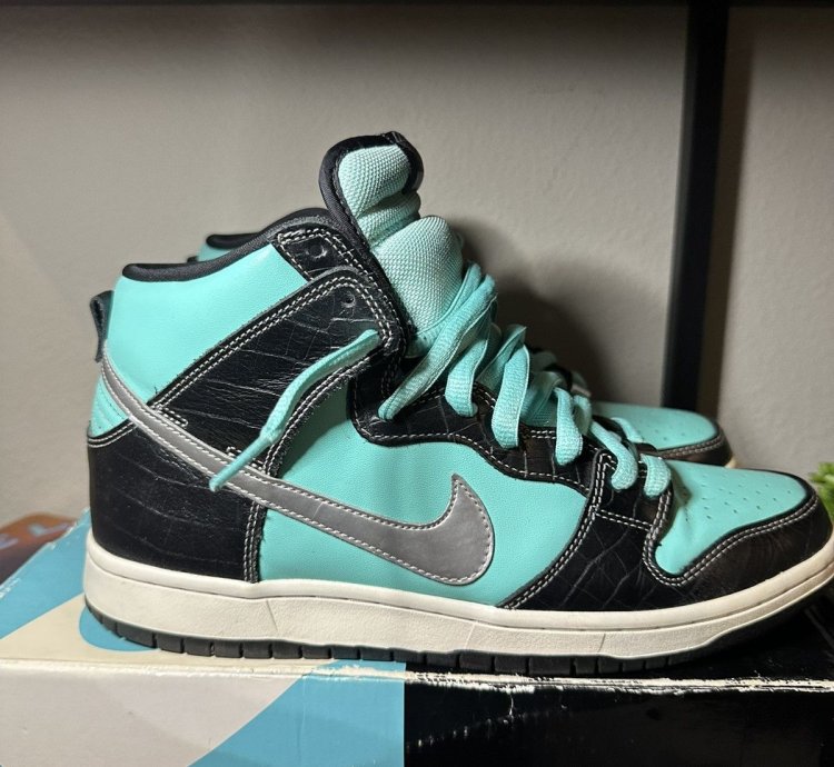 Nike Sb Dunk High Premium Diamond Supply Co Tiffany 2014