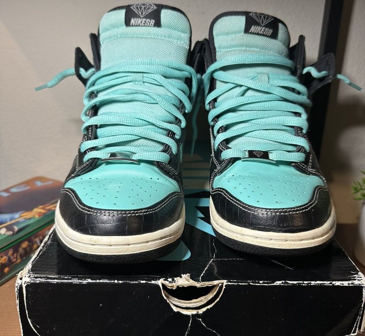 Nike Sb Dunk High Premium Diamond Supply Co Tiffany 2014