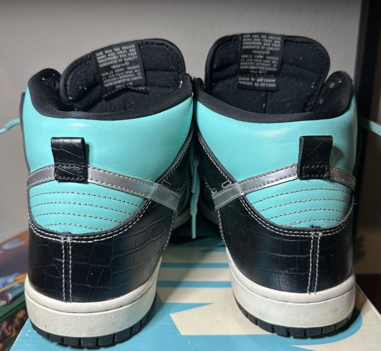 Nike Sb Dunk High Premium Diamond Supply Co Tiffany 2014