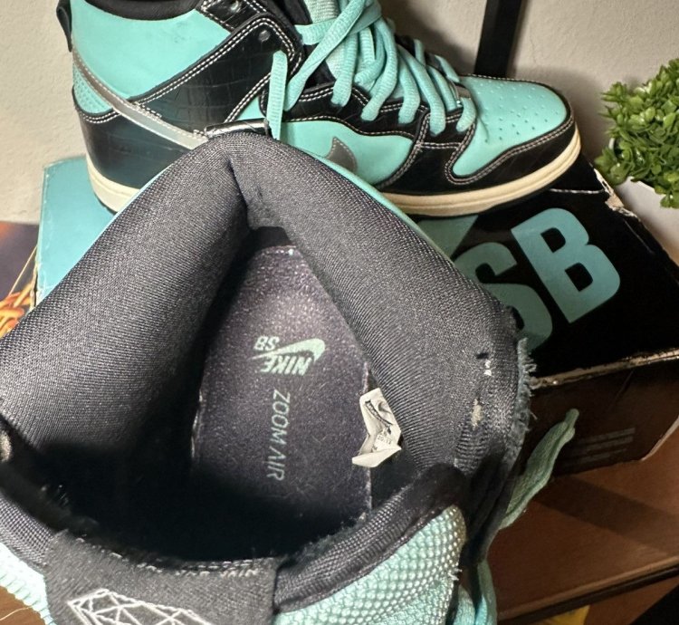 Nike Sb Dunk High Premium Diamond Supply Co Tiffany 2014