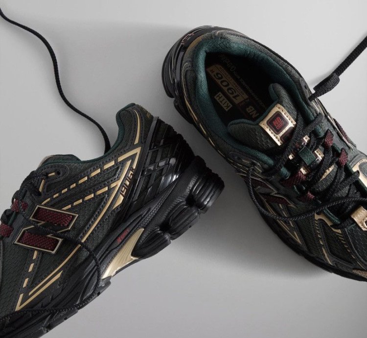 12 Kith For New Balance 1906r Black Green