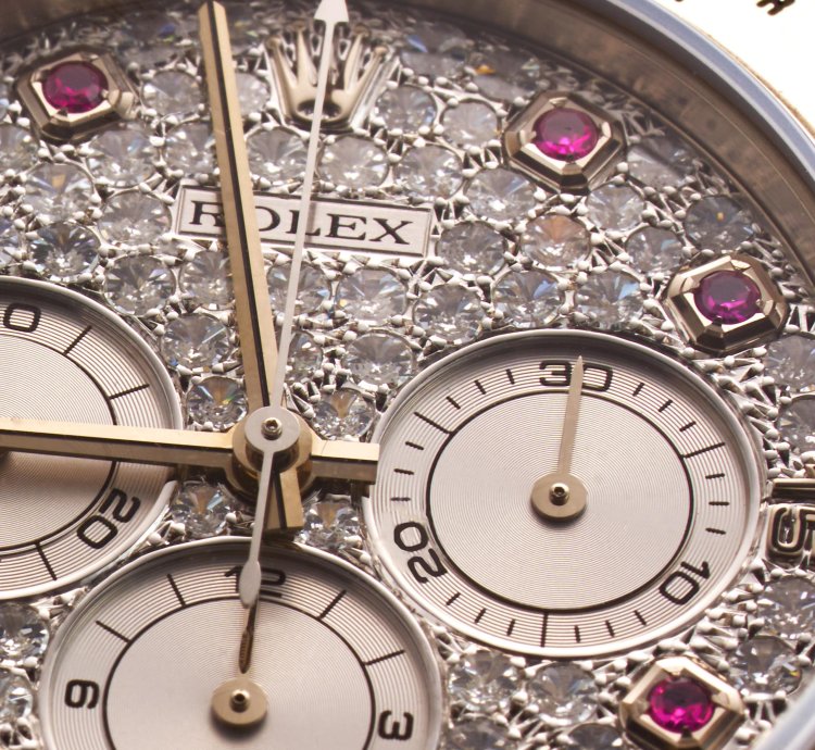 Rolex Daytona Pave Rubini Nos Full Set